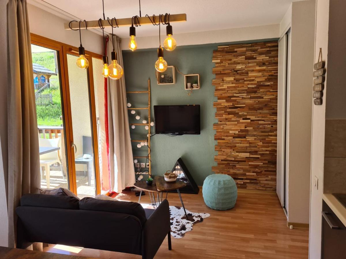 Les Orres 1800 Appartement 4 P Jacuzzi Balneo Prive Vue Piste Piscine Residence Exterior foto
